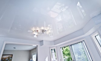 Из какого материала будет потолок? - Глянцевый